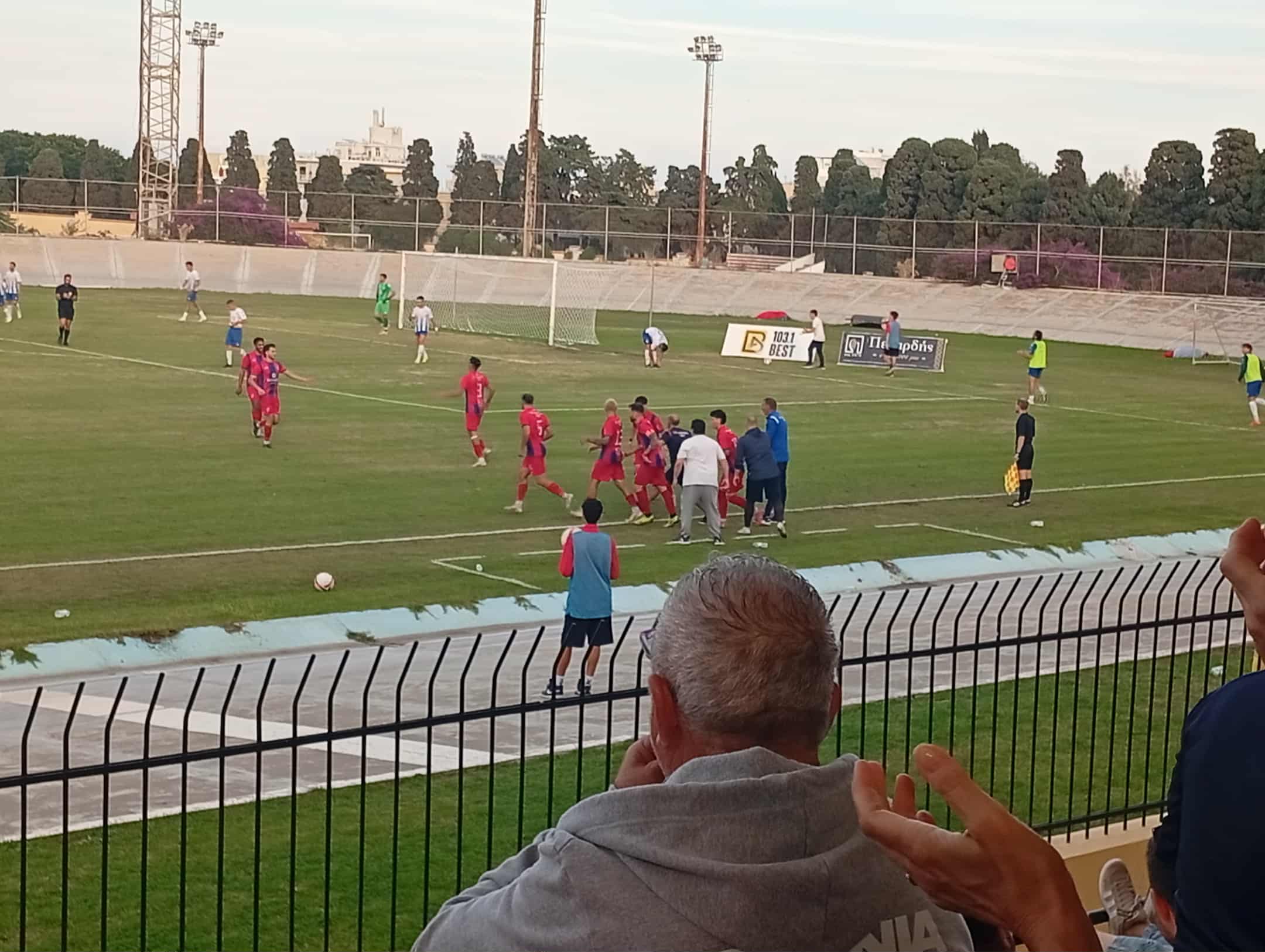 Ο Διαγόρας Ρόδου  με το πέναλτι του Λα Τόρε στο τέλος πήρε τον βαθμό της ισοπαλίας