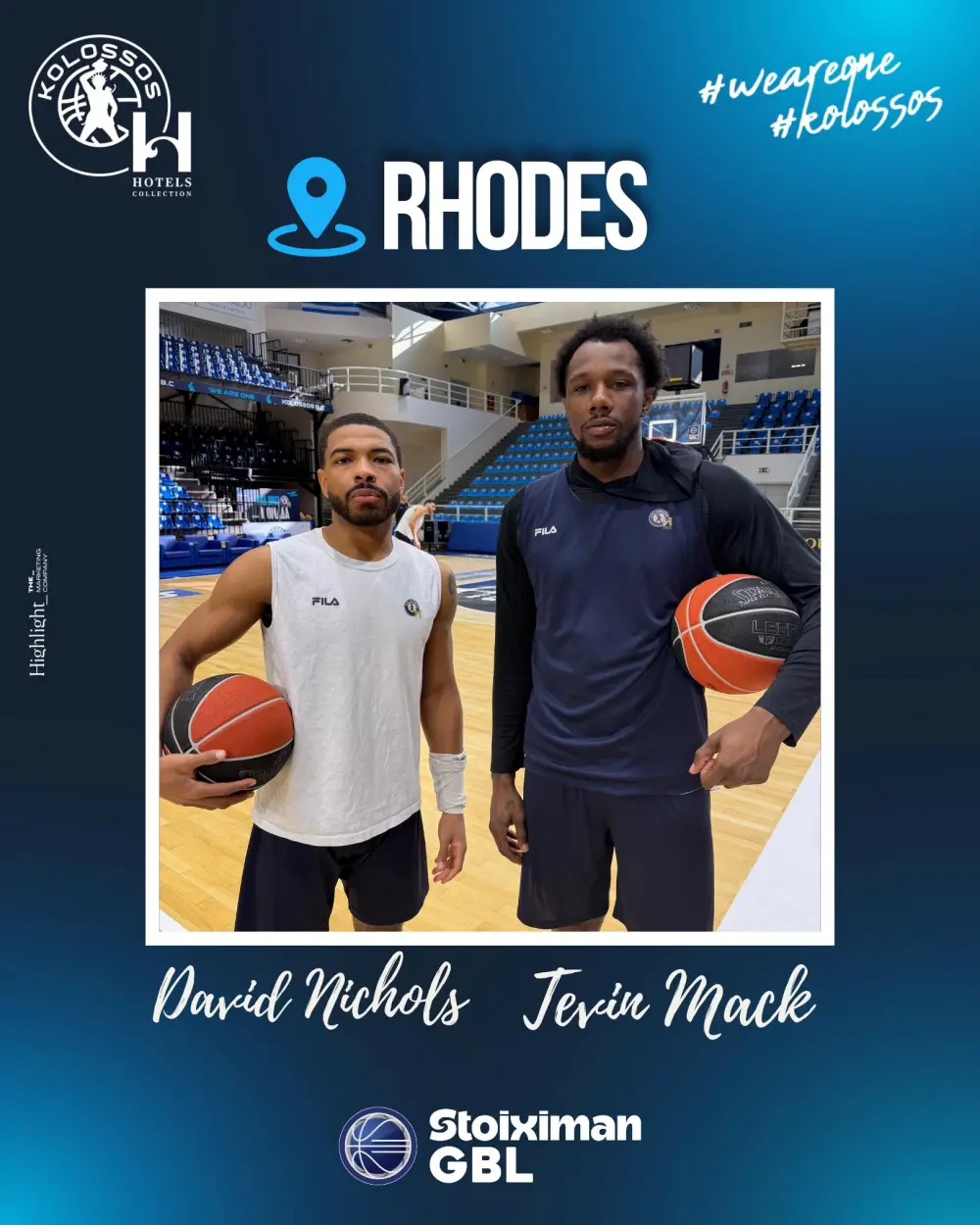 Την Παρασκευή (12/12) έκαναν την πρώτη τους προπόνηση με τα χρώματα των “θαλασσί” οι Τέβιν Μακ και Ντέιβιντ Νίκολς