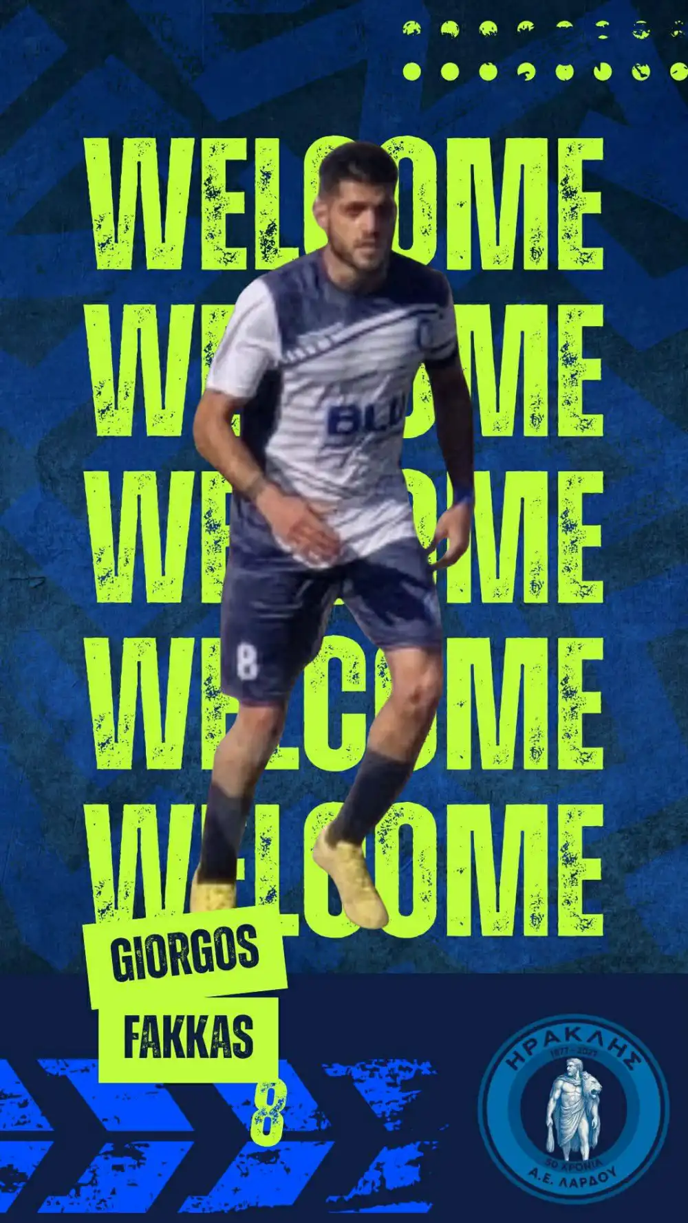 Επέστρεψε στον Ηρακλή Λάρδου ο Γιώργος Φακκάς μετά από τρεις μήνες στην Ομόνοια Γενναδίου