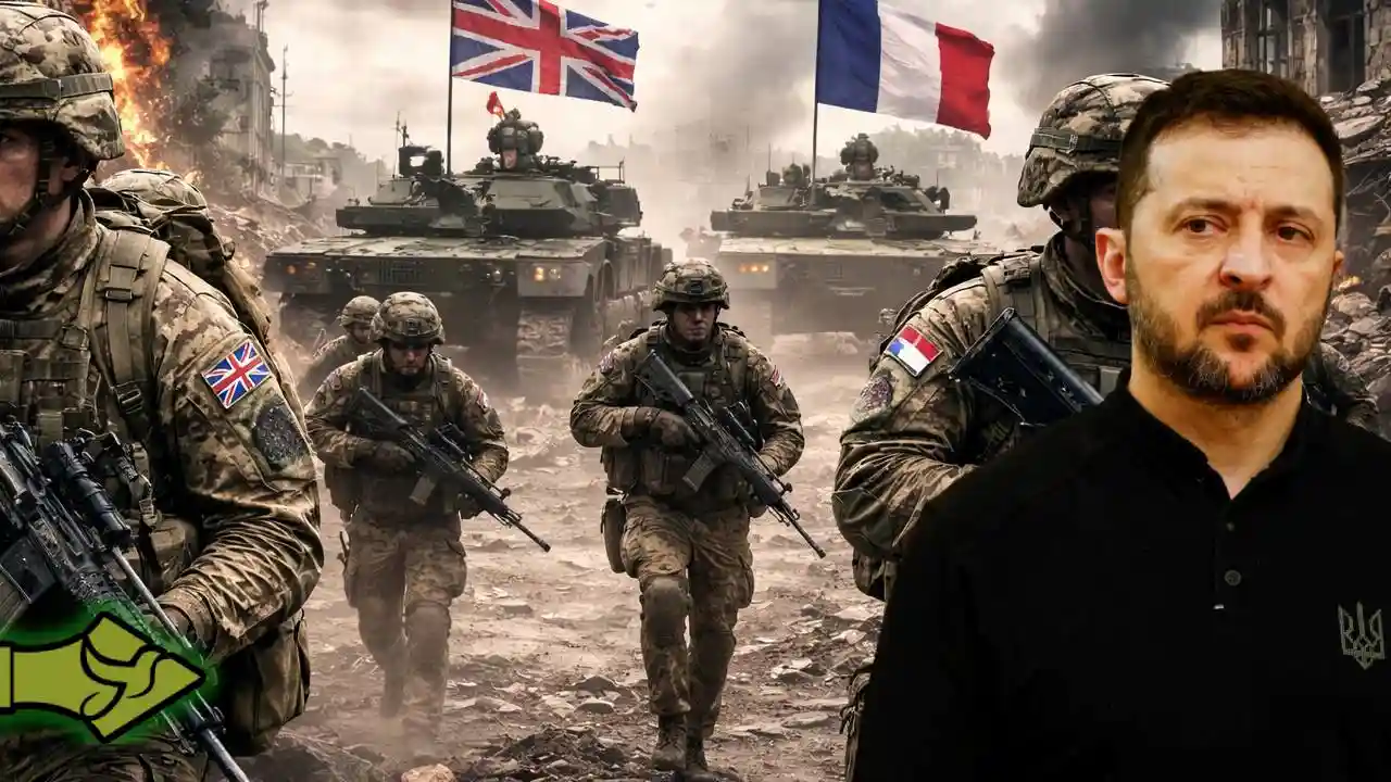 O Ζελένσκυ ζητάει υποχρεωτική παρουσία Γαλλικών και Βρετανικών στρατευμάτων στην Ουκρανία!