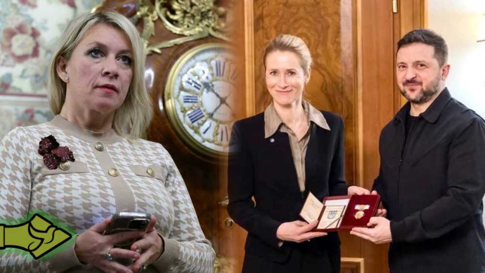 Ζαχάροβα: «ΣΑΤΑΝΙΣΜΟΣ» η βράβευση της Κάγια Κάλας από τον Βολοντίμιρ Ζελένσκι