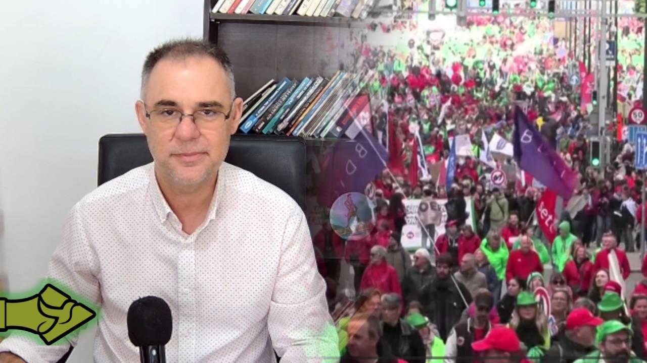 ΒΡΥΞΕΛΛΕΣ ΣΕ ΑΝΑΒΡΑΣΜΟ! Μαζική ΟΡΓΗ για ακρίβεια, ενέργεια και στρατιωτικές δαπάνες