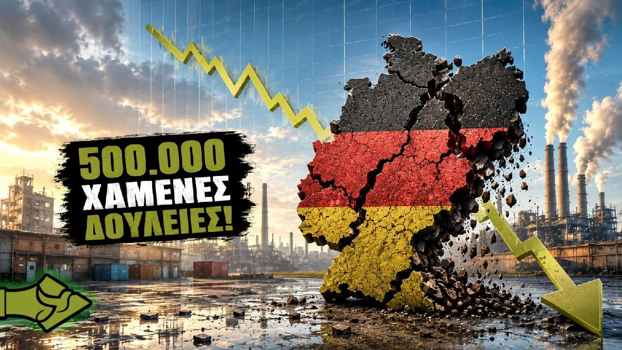 Η Γερμανία ΚΑΤΑΡΡΕΕΙ! Χάθηκαν 500.000 ΘΕΣΕΙΣ ΕΡΓΑΣΙΑΣ μέσα σε ένα τρίμηνο!