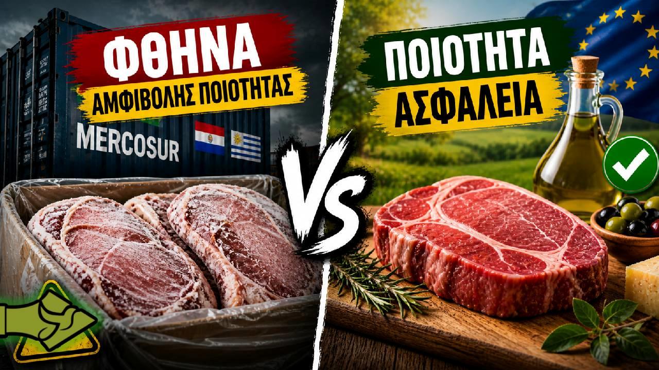 Ε.Ε.: Ανοίγει την πόρτα στη συμφωνία με τη Μερκοσούρ – Κίνδυνος για τους Ευρωπαίους αγρότες