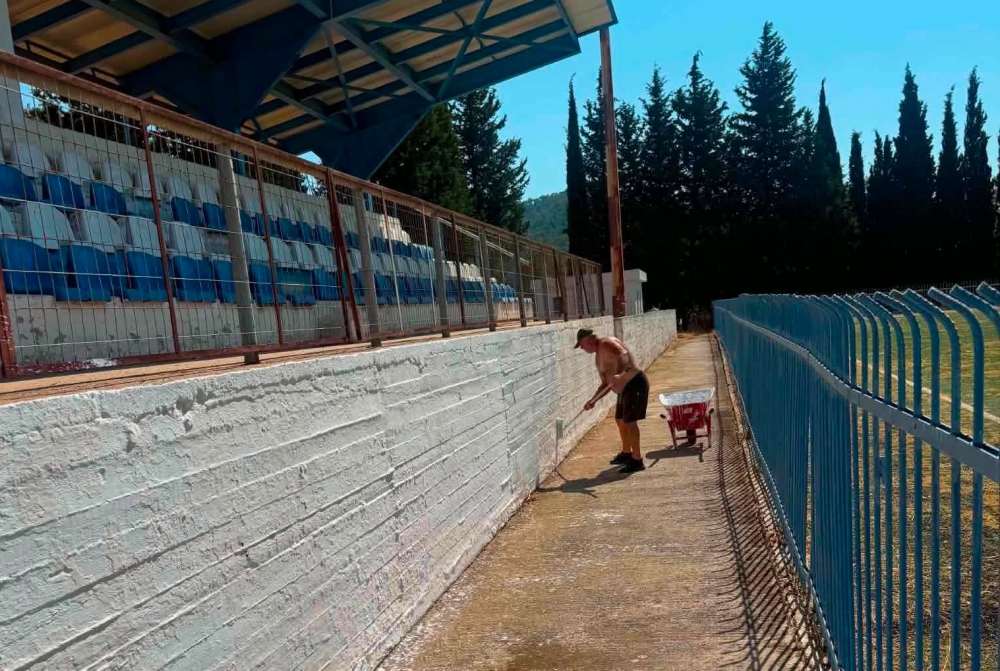 Απόλλων Απολλώνων: Ξεκίνησαν οι εργασίες αναβάθμισης στο γήπεδο