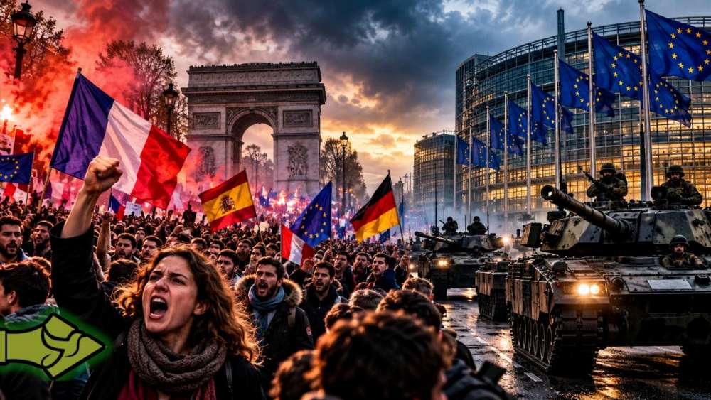Η ΕΥΡΩΠΗ «ΒΡΑΖΕΙ»: Οι λαοί στους δρόμους, οι κυβερνήσεις εξοπλίζονται!