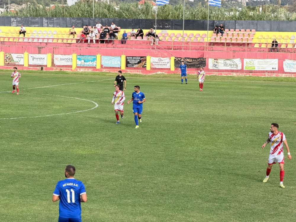 Λύγισε στο 79′ ο Ιάλυσος, εντός έδρας ήττα από το Αιγάλεω