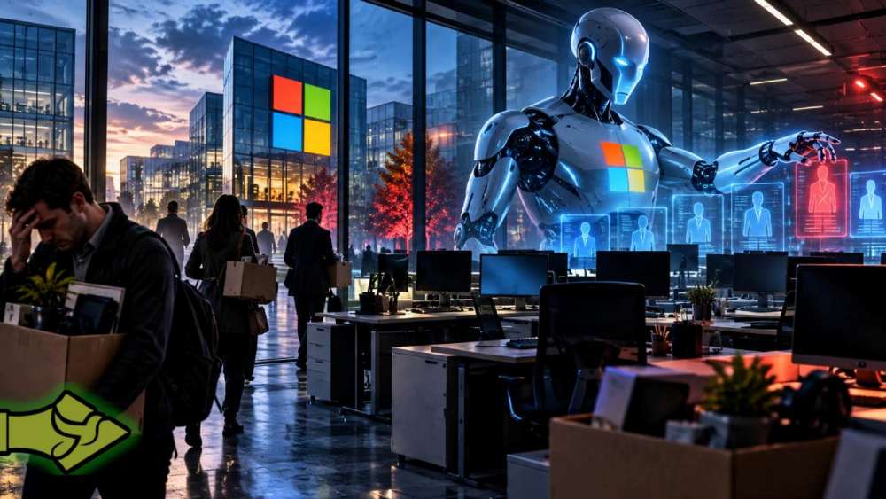 Η AI αλλάζει τα πάντα: Η Microsoft ανοίγει την ΠΟΡΤΑ ΕΞΟΔΟΥ σε 60.000 εργαζομένους!
